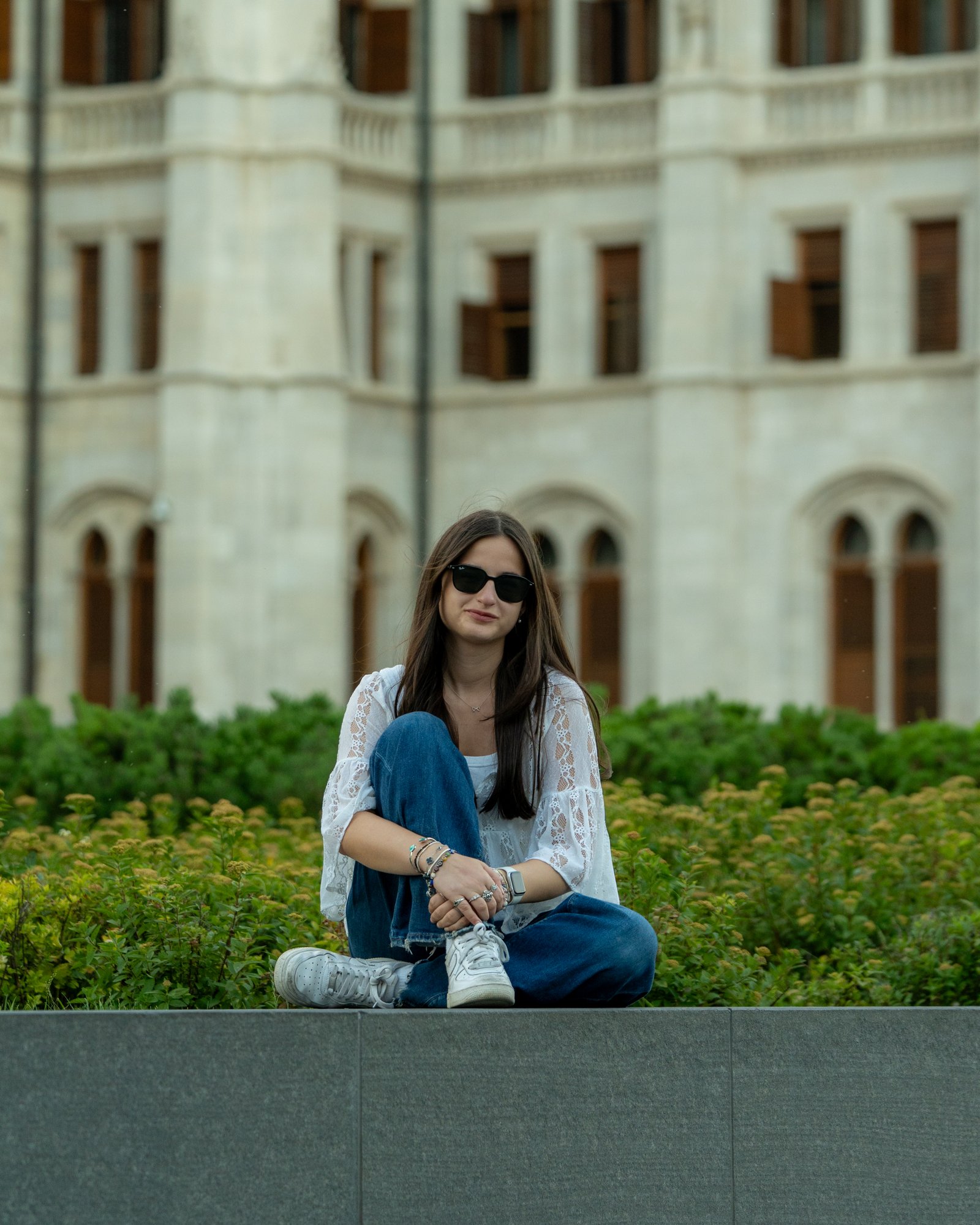 Senior portrait casual