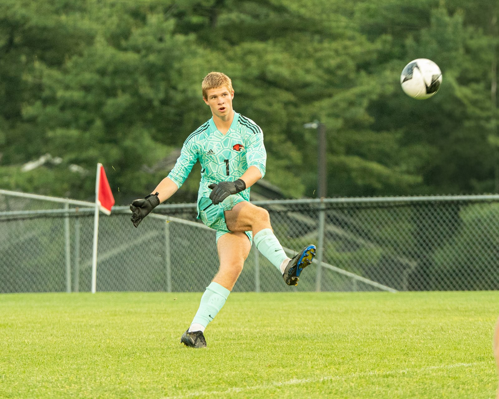 Soccer header attempt